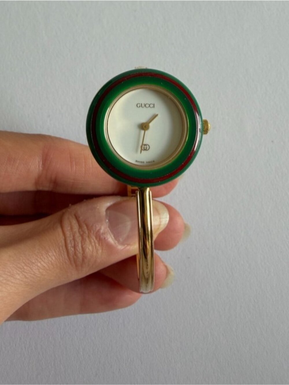 Vintage Gucci Change Bezel Watch Gold - Picture 6 of 12